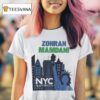 Zohran Vote Zohran For Mayor Progressive New York City T Shirt