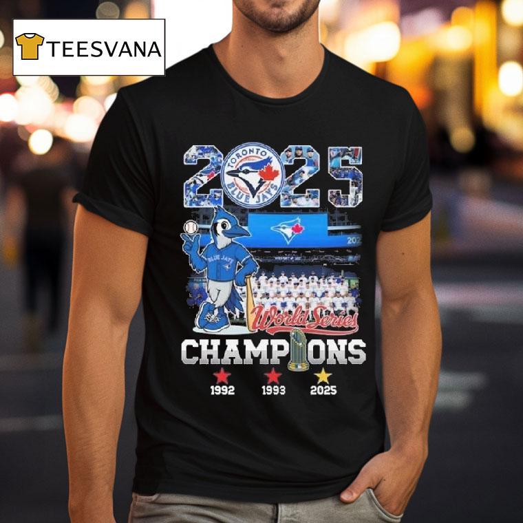 Toronto Blue Jays World Series Champions Mascot Vintage T Shirt Toronto Blue Jays World Series Champions Mascot Vintage T Shirt