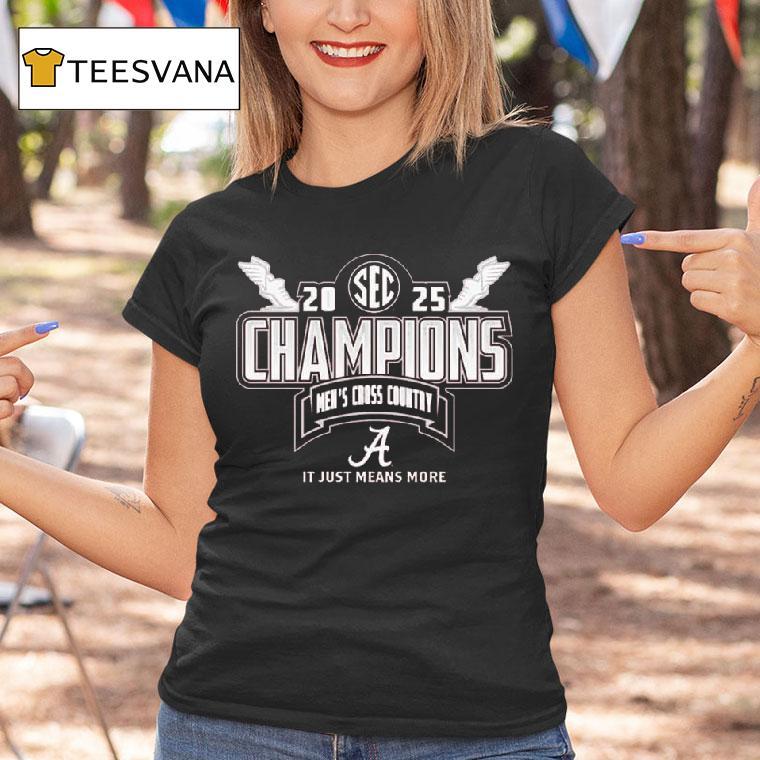 Alabama Crimson Tide Sec Men S Cross Country Conference Champions Locker Room T Shirt Alabama Crimson Tide Sec Men S Cross Country Conference Champions Locker Room T Shirt