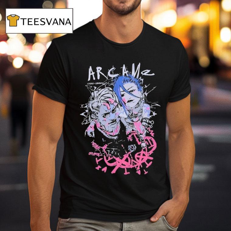 Arcane Jinx And Ekko T Shirt Arcane Jinx And Ekko T Shirt