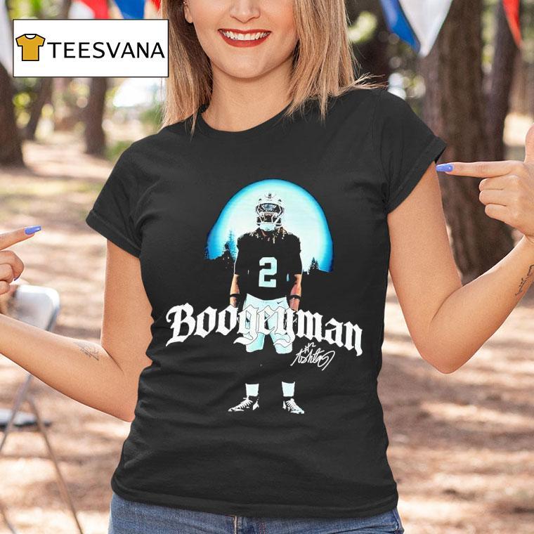 Ashton Jeanty Boogeyman Las Vegas Raiders Football Signature T Shirt Ashton Jeanty Boogeyman Las Vegas Raiders Football Signature T Shirt