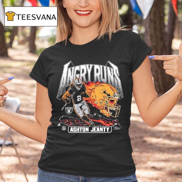 Ashton Jeanty Las Vegas Raiders Angry Runs Player Nfl Good Morning Football T Shirt Ashton Jeanty Las Vegas Raiders Angry Runs Player Nfl Good Morning Football T Shirt