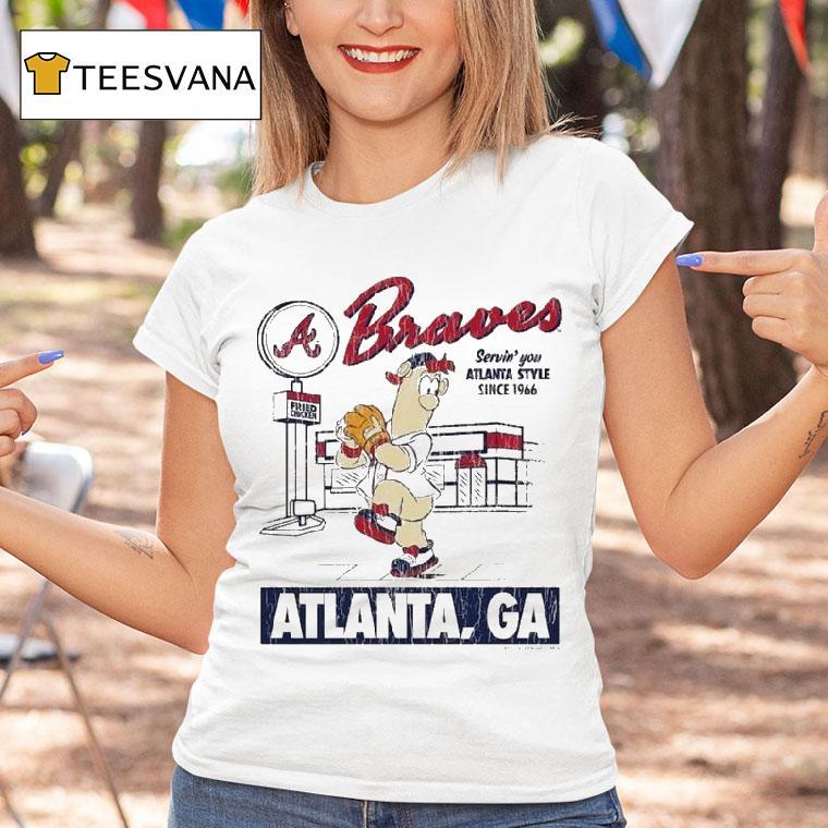 Atlanta Braves Ga Servin You Since Deli T Shirt Atlanta Braves Ga Servin You Since Deli T Shirt