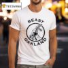 Beast Oakland T Rex Wood T Shirt