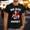 Big Nick Energy Funny Santa Christmas T Shirt