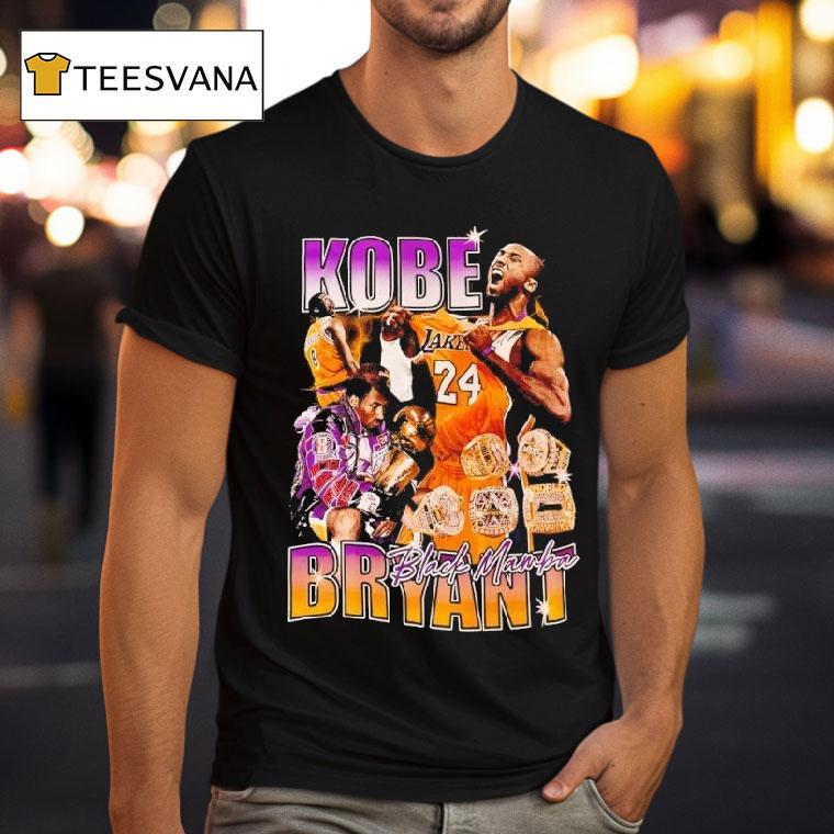 Black Mamba Kobe Bryant Los Angeles Lakers Uniforms T Shirt Black Mamba Kobe Bryant Los Angeles Lakers Uniforms T Shirt