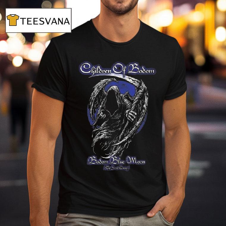 Children Of Bodom Bodom Blue Moon The Second Coming T Shirt Children Of Bodom Bodom Blue Moon The Second Coming T Shirt