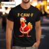 Christmas Santa Chicken F Caw F Rooster T Shirt