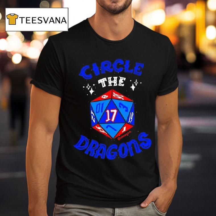 Circle The Dragons D Logo T Shirt Circle The Dragons D Logo T Shirt