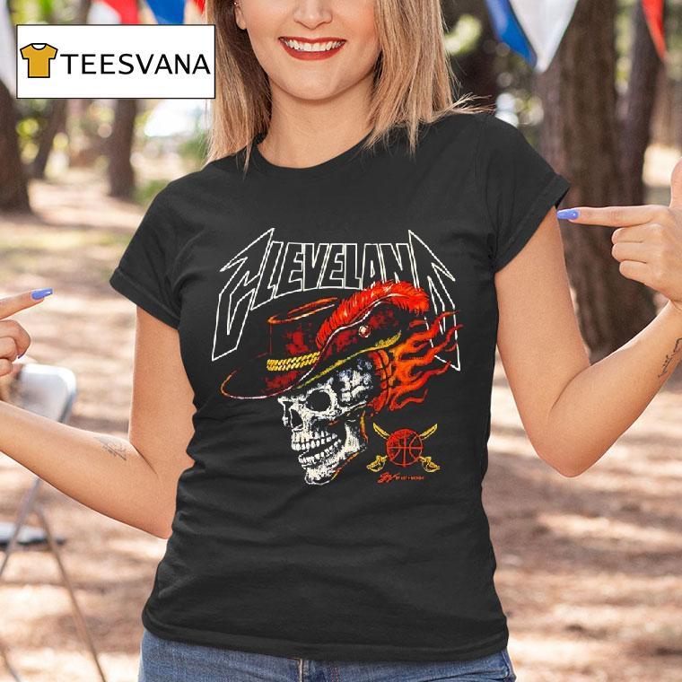 Cleveland Cavaliers Basketball Skull Dead T Shirt Cleveland Cavaliers Basketball Skull Dead T Shirt