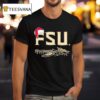 Fsu Florida State University Spear Christmas Lights T Shirt