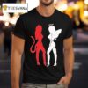 Gemini Horoscope Red Devil White Angel T Shirt