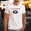 Georgia Bulldogs X University Of Georgia X Charlie Kirk Freedom T Shirt