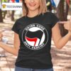 Grind Core Anti Fascist Antifa Logo T Shirt