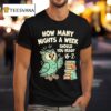 How Many Nights A Week Should You Read Fun Reading Meme T Shirt