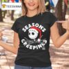 Jack Skellington Wearing Santa Claus Before Christmas Season S Creepings T Shirt