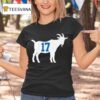 Josh Allen Goat Buffalo Bills Football T Shirt