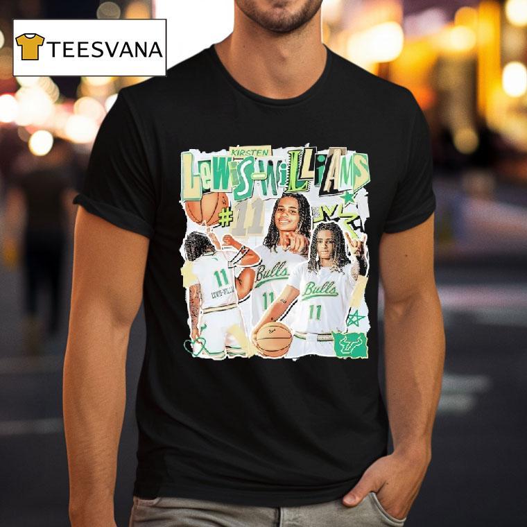 Kirsten Lewis Williams Usf Ncaa South Florida Bulls Women S Basketball T Shirt Kirsten Lewis Williams Usf Ncaa South Florida Bulls Women S Basketball T Shirt