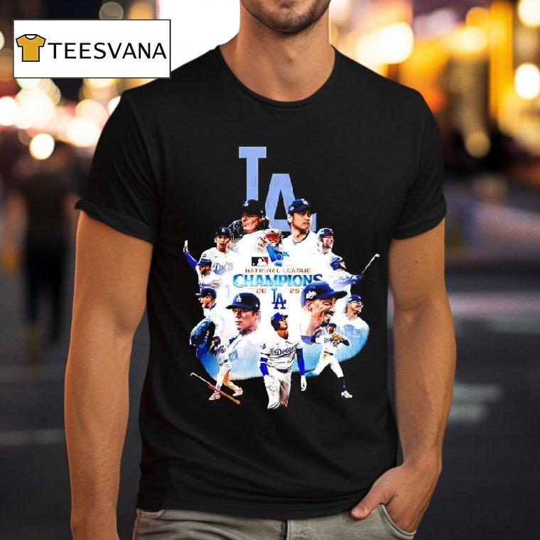 La Dodgers National League Champions All Players Graphic T Shirt La Dodgers National League Champions All Players Graphic T Shirt