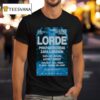 Lorde All Points East August Nd London T Shirt