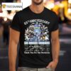 Los Angeles Chargers Th Anniversary Players Signatures Thank You For The Memories Skyline T Shirt