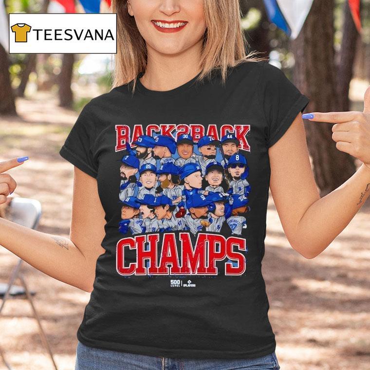Los Angeles Dodgers Backback Champs T Shirt Los Angeles Dodgers Backback Champs T Shirt
