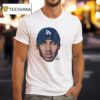 Los Angeles Dodgers Kobe Bryant Bean Portrait Graphic Signature Vintage T Shirt