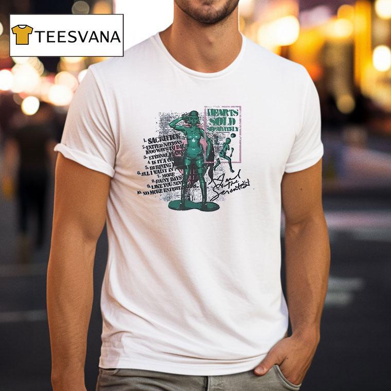 Mariah The Scientist Hearts Sold Separately Tracklist Graphic T Shirt Mariah The Scientist Hearts Sold Separately Tracklist Graphic T Shirt