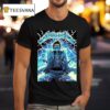 Metallica Ride The Lightning Artwork By Luke Preece Australia M Tour Skeleton On The Electric Chair T Shirt