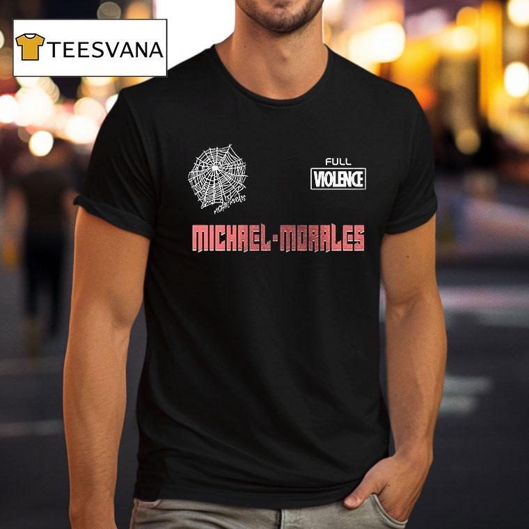 Michael Morales Full Violence Across The Octagon Tour Graphic T Shirt Michael Morales Full Violence Across The Octagon Tour Graphic T Shirt