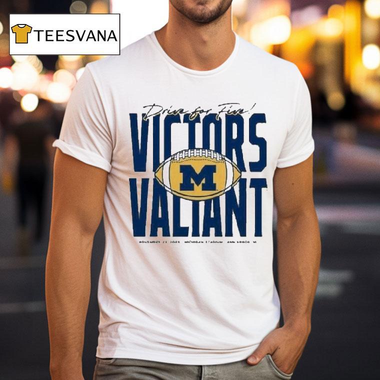 Michigan Wolverines Football Drive For Five Victors Valian T Shirt Michigan Wolverines Football Drive For Five Victors Valian T Shirt