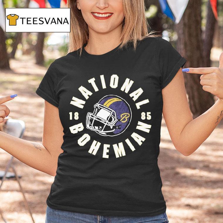 National Bohemian Gridiron T Shirt National Bohemian Gridiron T Shirt