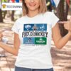 Ncaa Division Iii Field Hockey Championship Champions Win Here Four Team Logos T Shirt