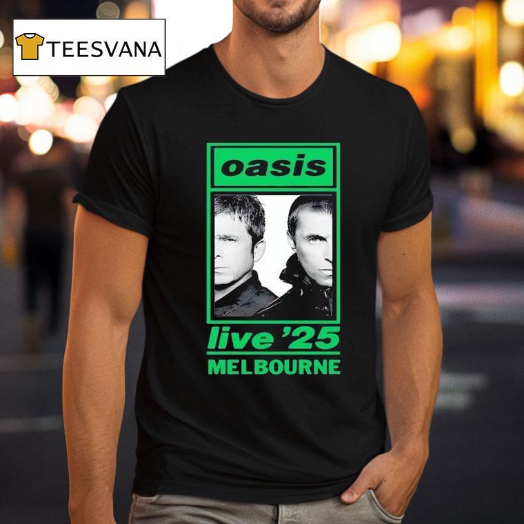 Oasis Band Melbourne Australia Marvel Stadium November T Shirt Oasis Band Melbourne Australia Marvel Stadium November T Shirt