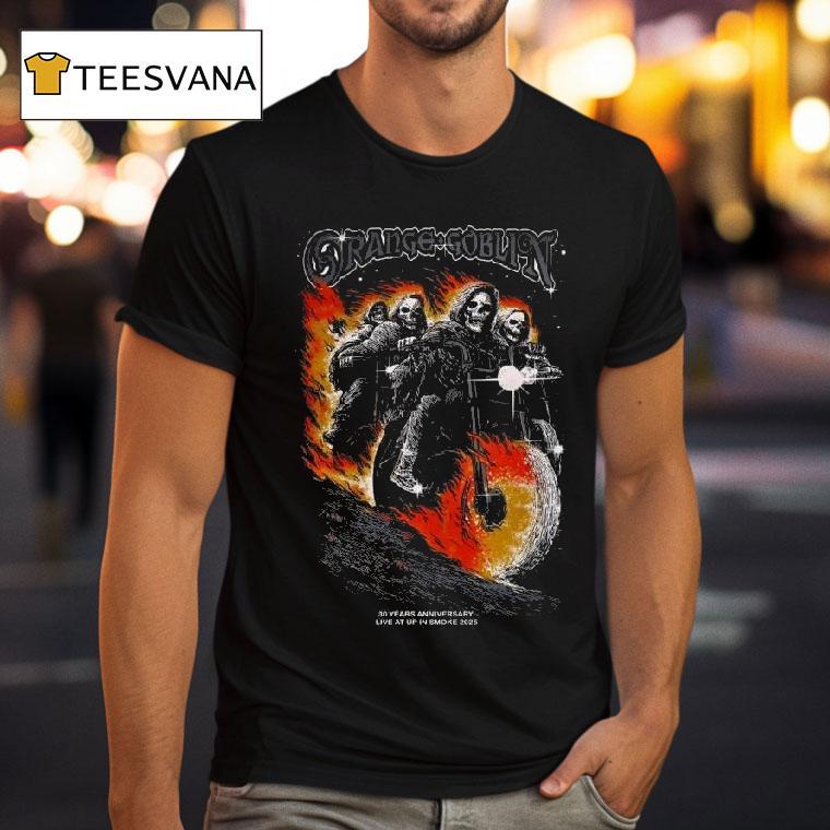 Orange Goblin Years Anniversary Live At Up In Smoke Shows T Shirt Orange Goblin Years Anniversary Live At Up In Smoke Shows T Shirt