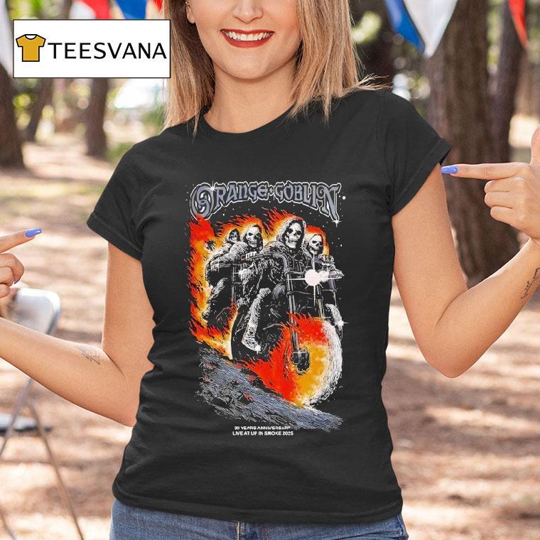 Orange Goblin Live At Up In Smoke Shows On Oct T Shirt Orange Goblin Live At Up In Smoke Shows On Oct T Shirt
