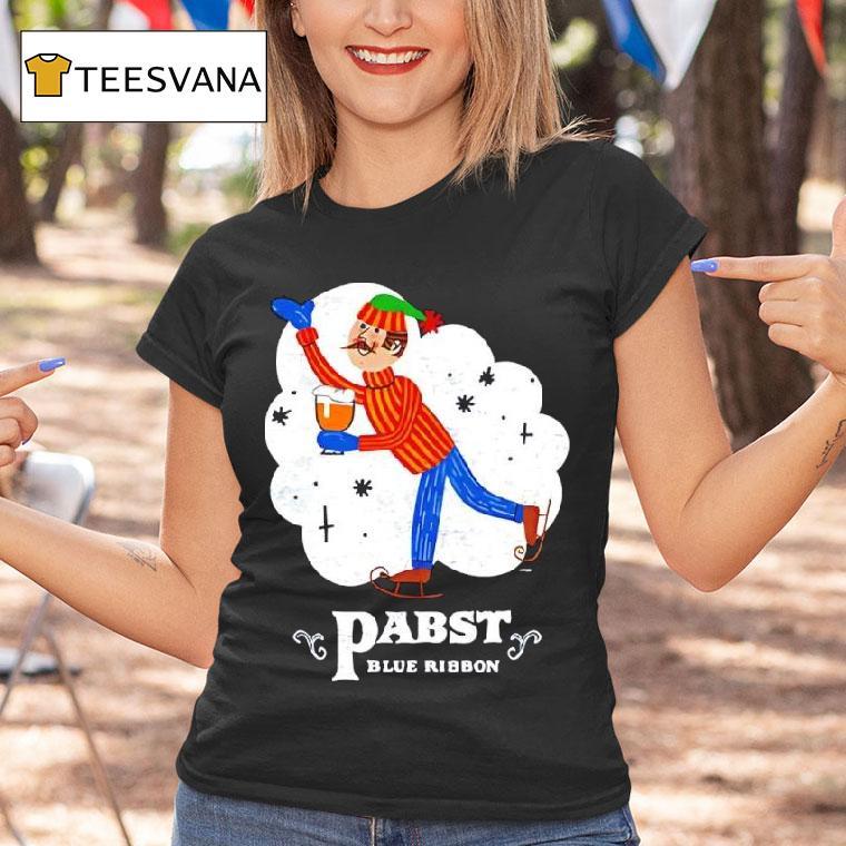 Pabst Blue Ribbon Vintage Holiday T Shirt Pabst Blue Ribbon Vintage Holiday T Shirt