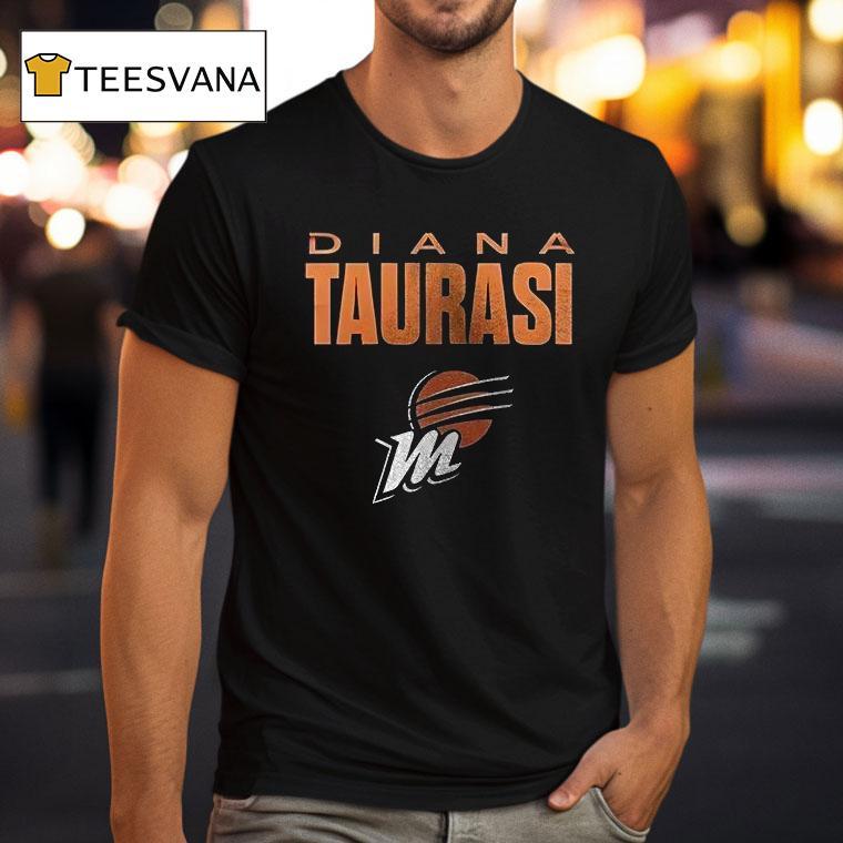 Phoenix Mercury Diana Tauras Portrait Graphic T Shirt Phoenix Mercury Diana Tauras Portrait Graphic T Shirt
