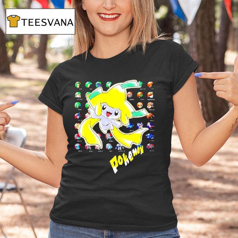 Pokmon Jirachi Features The Mythical T Shirt Pokmon Jirachi Features The Mythical T Shirt