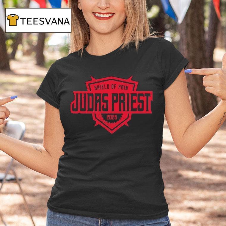 Shield Of Pain Judas Priest Tour T Shirt Shield Of Pain Judas Priest Tour T Shirt
