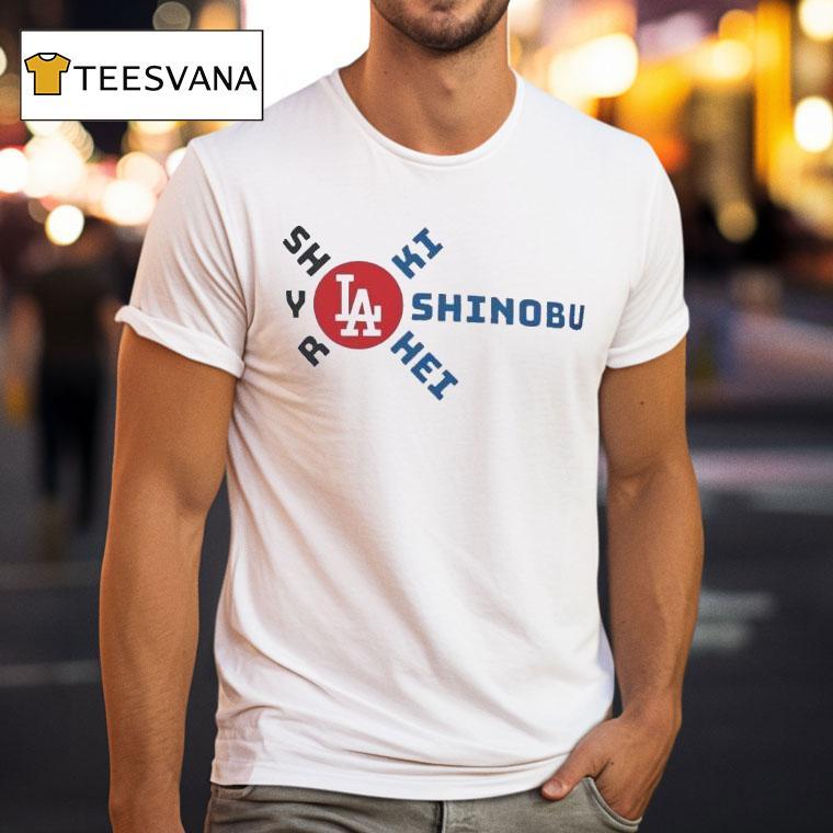 Shohei Yoshinobu And Roki Japan La Baseball T Shirt Shohei Yoshinobu And Roki Japan La Baseball T Shirt