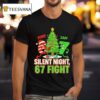 Silent Night Fight Christmas T Shirt