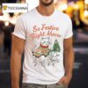 So Festive Right Meow Cat Christmas Santa Holiday T Shirt
