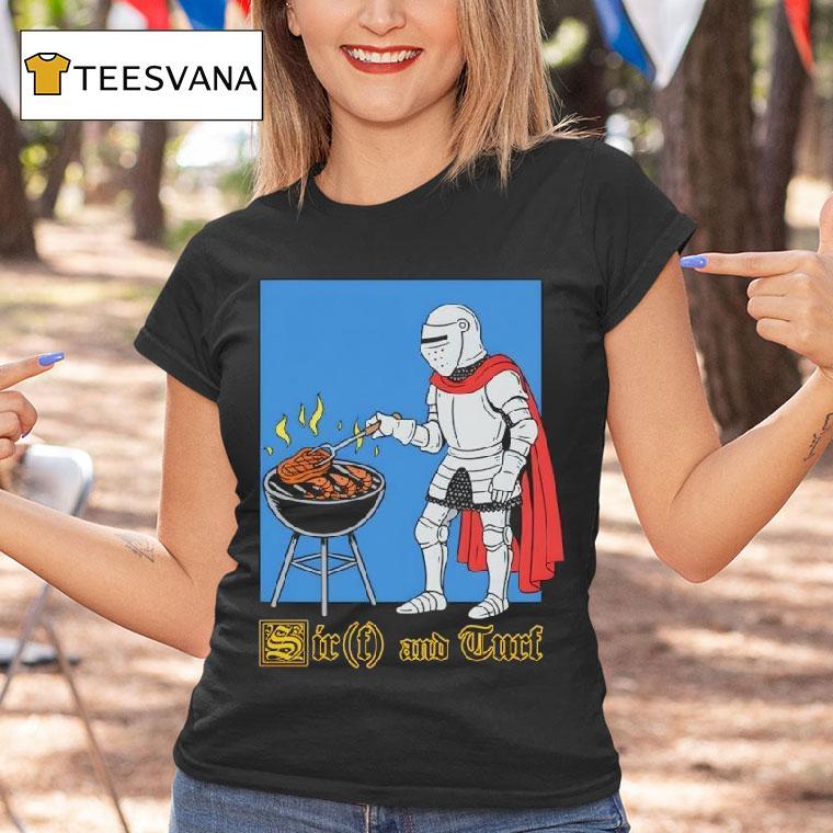 Soldier Bbqing Sir F And Turf T Shirt Soldier Bbqing Sir F And Turf T Shirt