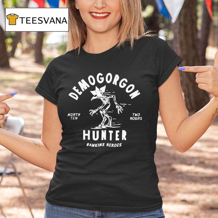 Stranger Things Demogorgon Hunter Hawkins Heroes T Shirt Stranger Things Demogorgon Hunter Hawkins Heroes T Shirt