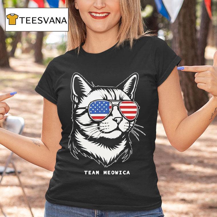 Team Meowica All American Ca T Shirt Team Meowica All American Ca T Shirt