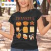 Thankful Thanksgiving Doodles T Shirt