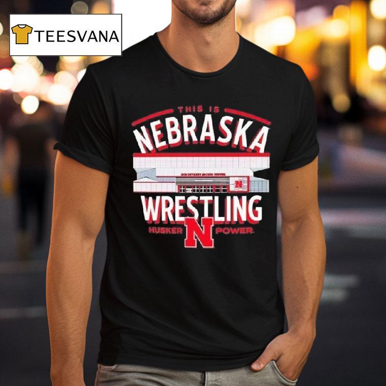 This Is Nebraska Cornhuskers Wrestling Arena Husker Power T Shirt This Is Nebraska Cornhuskers Wrestling Arena Husker Power T Shirt
