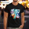 Three Possum Moon Animal Funny Six Seven T Shirt
