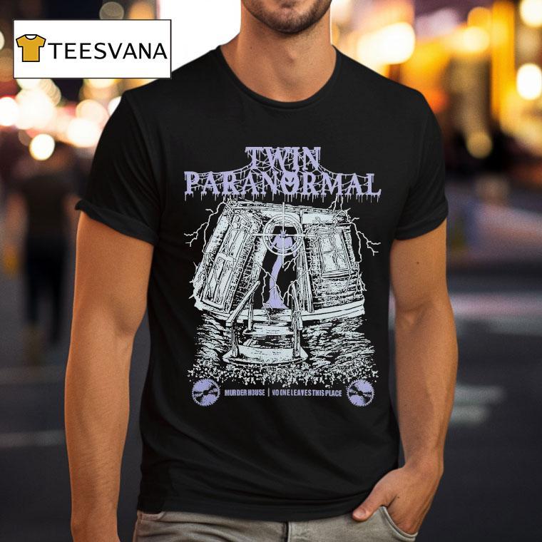 Twin Paranormal Nightmare Month No One Leaves This Place T Shirt Twin Paranormal Nightmare Month No One Leaves This Place T Shirt